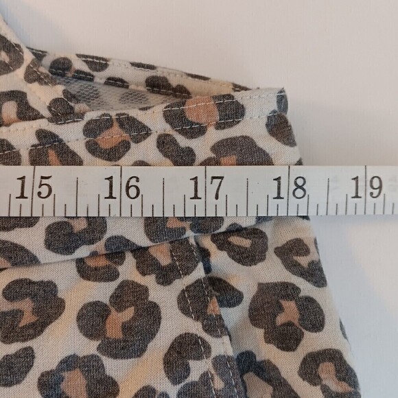 Cato Athleisure Animal Print Overall Soft Polyester Blend Size M - Picture 6 of 7
